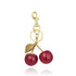 Cherry Charm Handbag Pendant Keychain for Women's Exquisite Internet-famous Crystal Cherry Bag Accessories High-Grade Pendant